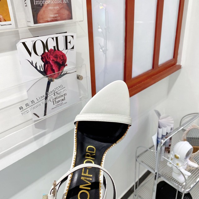 TOM FORD湯姆福特2022春夏專櫃新款女士高跟涼鞋 dx3124